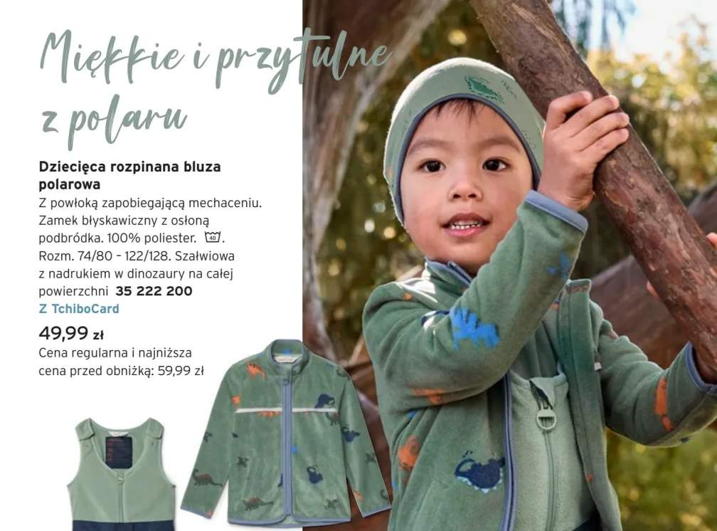 Dziecięca rozpinana bluza polarowa Tchibo