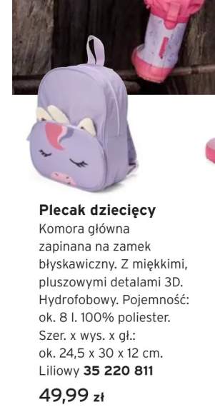 Plecak dziecięcy