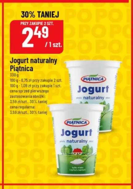 Jogurt naturalny Piątnica