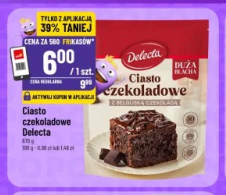 Ciasto czekoladowe Delecta