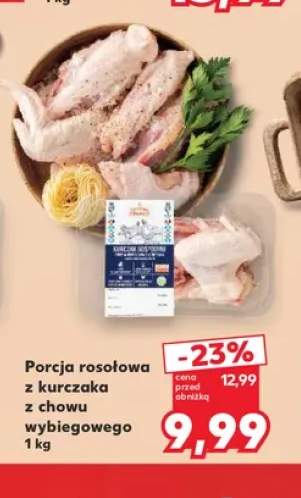 Porcja rosołowa z kurczaka z chowu wybiegowego Kurczak Gospodyni