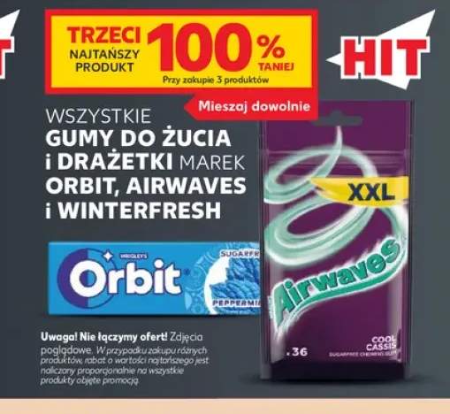 Drażetki Orbit Peppermint +2 warianty