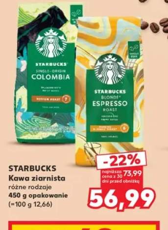 Kawa ziarnista Starbucks Single-Origin Colombia +1 wariant