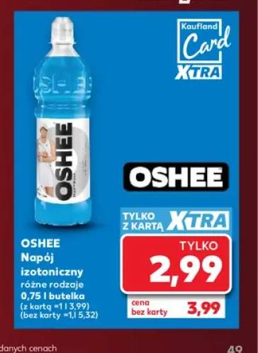 Napój izotoniczny Oshee