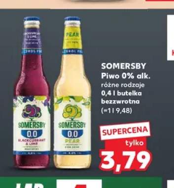Piwo bezalkoholowe Somersby Blackcurrant & Lime +1 wariant
