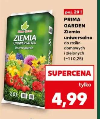 Ziemia uniwersalna do roślin domowych i zielonych Prima Garden