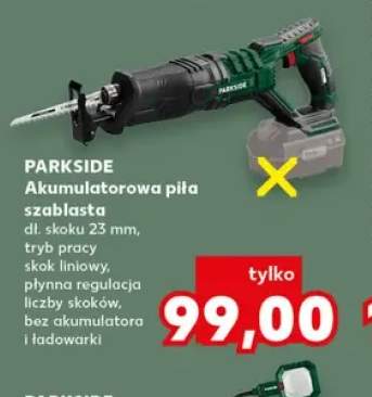 Akumulatorowa piła szablasta Parkside