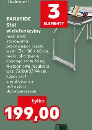 Stół wielofunkcyjny Parkside