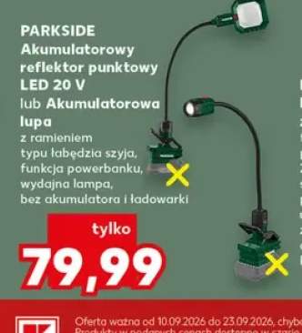 Akumulatorowy reflektor punktowy LED Parkside +1 wariant