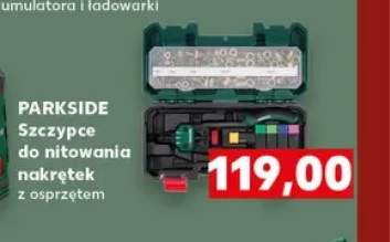 Szczypce do nitowania nakrętek z osprzętem Parkside