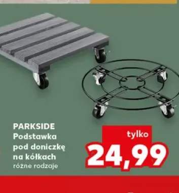 Podstawka pod doniczkę na kółkach Parkside