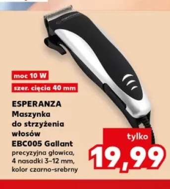 Maszynka do strzyżenia włosów EBC005 Gallant Esperanza