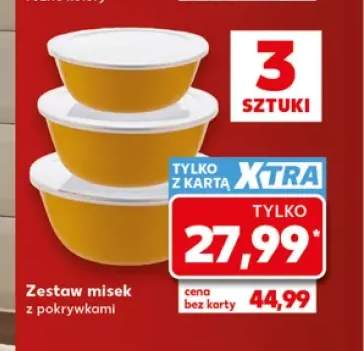 Zestaw misek z pokrywkami