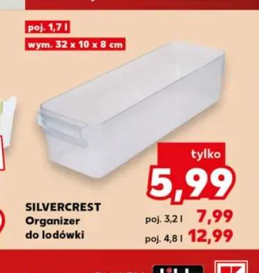 Organizer do lodówki 1,7 l Silvercrest +2 warianty