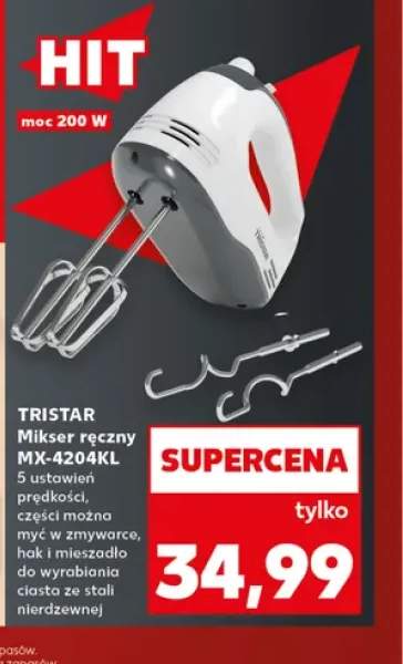 Mikser ręczny MX-4204KL Tristar