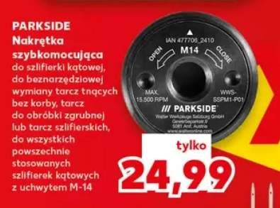Nakrętka szybkomocująca do szlifierki kątowej Parkside