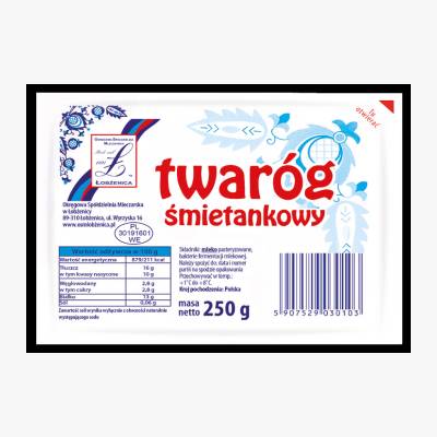 Twaróg śmietankowy próżnia 250g