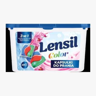 Kapsułki do prania Lensil kolor 28szt