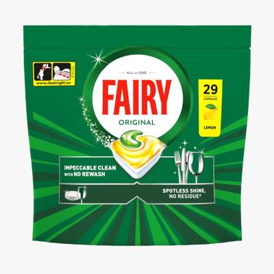 Kapsułki do zmywarki Fairy origi. all in one 29szt