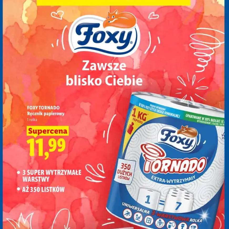 Ręcznik papierowy Foxy Tornado