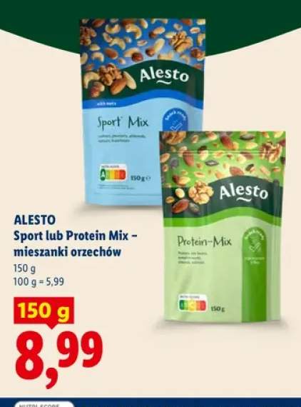 Mieszanka orzechów Protein Mix Alesto +1 wariant