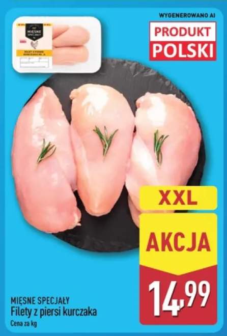 Filety z piersi kurczaka Mięsne Specjały