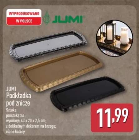 Podkładka pod znicze prostokątna Jumi