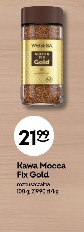 Kawa rozpuszczalna Mocca Fix Gold Woseba