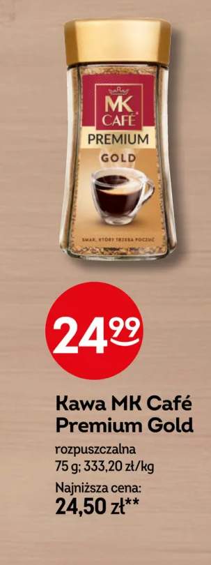 Kawa rozpuszczalna MK Café Premium Gold