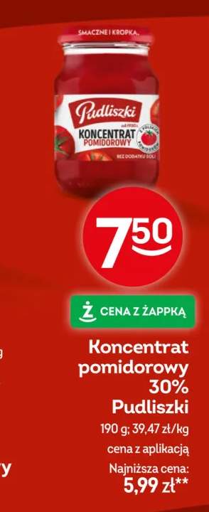 Koncentrat pomidorowy 30% Pudliszki