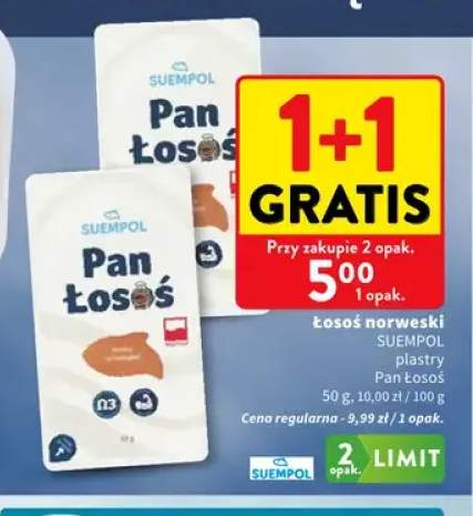 Łosoś norweski Suempol plastry Pan