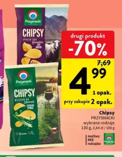 Chipsy Przysnacki Spacer pod Giewontem ser górski +1 wariant