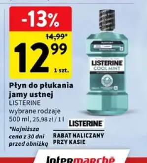 Płyn do płukania jamy ustnej Listerine