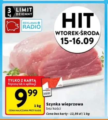 Szynka wieprzowa bez kości