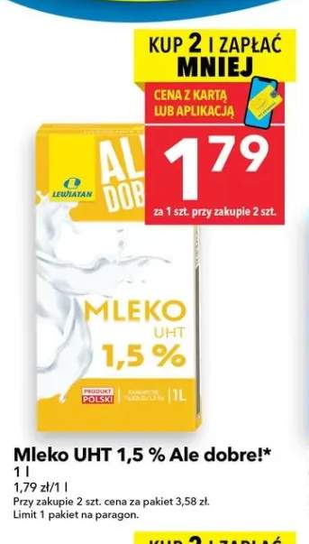 Mleko UHT Ale Dobre! 1,5%