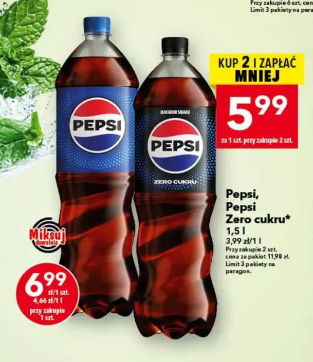 Napój gazowany Pepsi +1 wariant