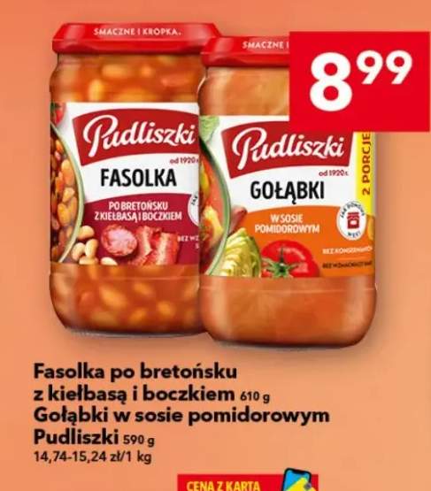 Fasolka po bretońsku z kiełbasą i boczkiem Pudliszki +1 wariant