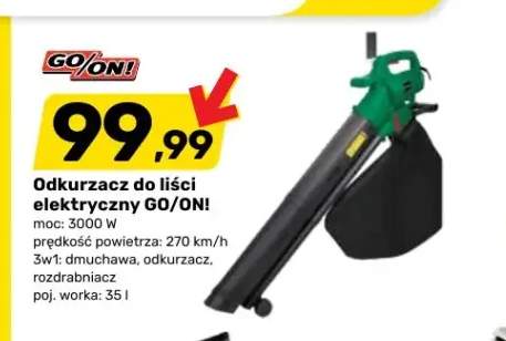Odkurzacz do liści elektryczny GO/ON! 3000W 3w1