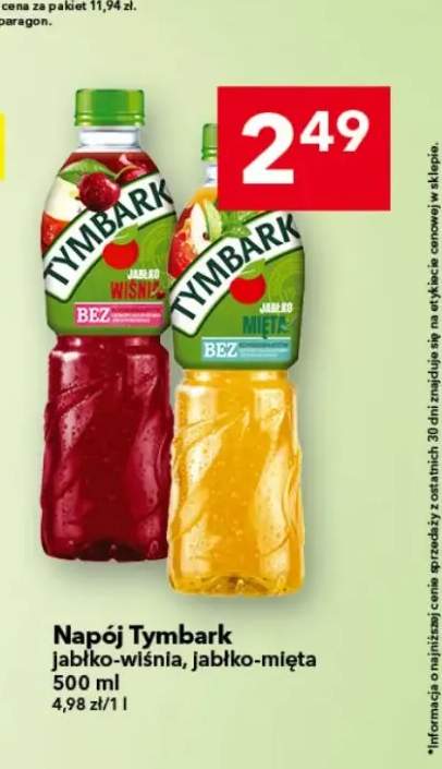 Napój Tymbark jabłko-mięta +1 wariant