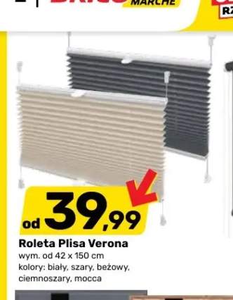 Roleta plisa Verona biały