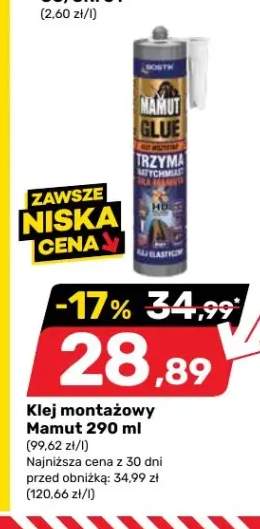 Klej montażowy Bostik Mamut Glue