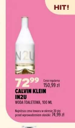 Woda toaletowa IN2U Calvin Klein
