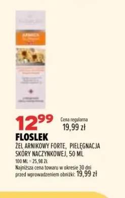 Żel arnikowy forte pielęgnacja skóry naczynkowej Floslek
