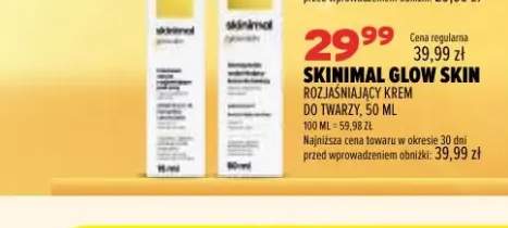 Rozjaśniający krem do twarzy Skinimal Glow Skin