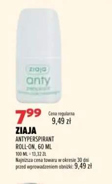 Antyperspirant roll-on Ziaja