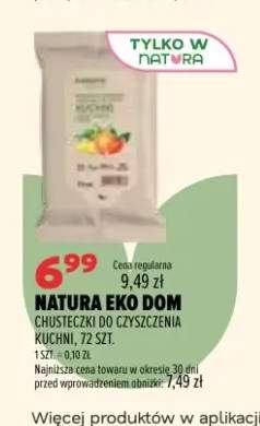 Chusteczki do czyszczenia kuchni Natura Eko Dom