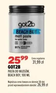 Pasta do włosów Beach Boy Got2b