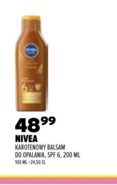 Karotenowy balsam do opalania SPF 6 Nivea