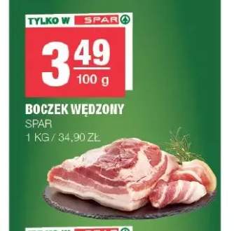 Boczek wędzony SPAR