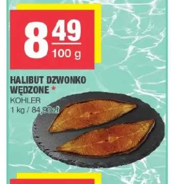 Halibut dzwonko wędzone Kohler